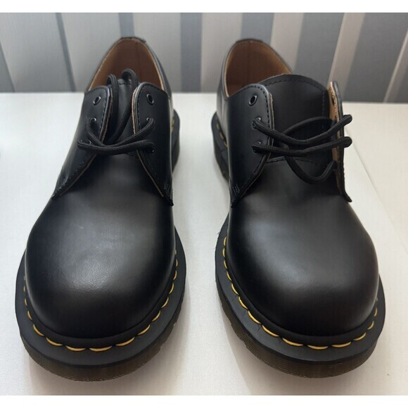 Dr. Martens Oxford Shoes 11838 Women’s 11 Black Smooth Leather NWOT - NWOB - Picture 1 of 11